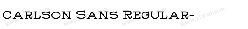 Carlson Sans Regular字体转换 Carlson Sans Regular字体转换